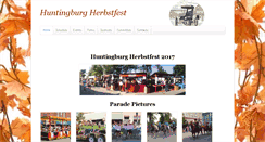 Desktop Screenshot of huntingburgherbstfest.org
