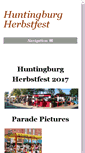 Mobile Screenshot of huntingburgherbstfest.org