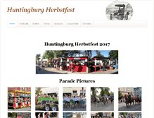 Tablet Screenshot of huntingburgherbstfest.org